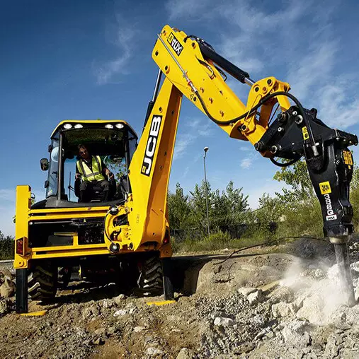 Экскаватор-погрузчик JCB 4CX с гидромолотом